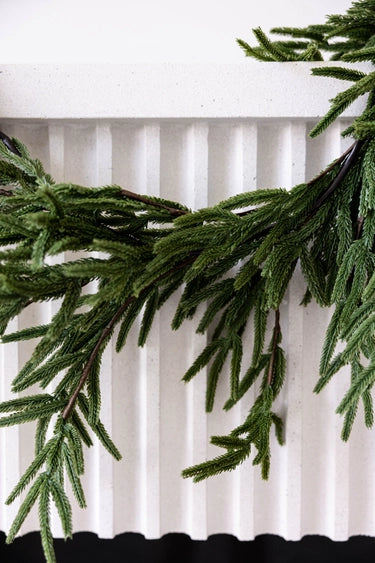 15ft Norfolk Pine Real Touch Garland