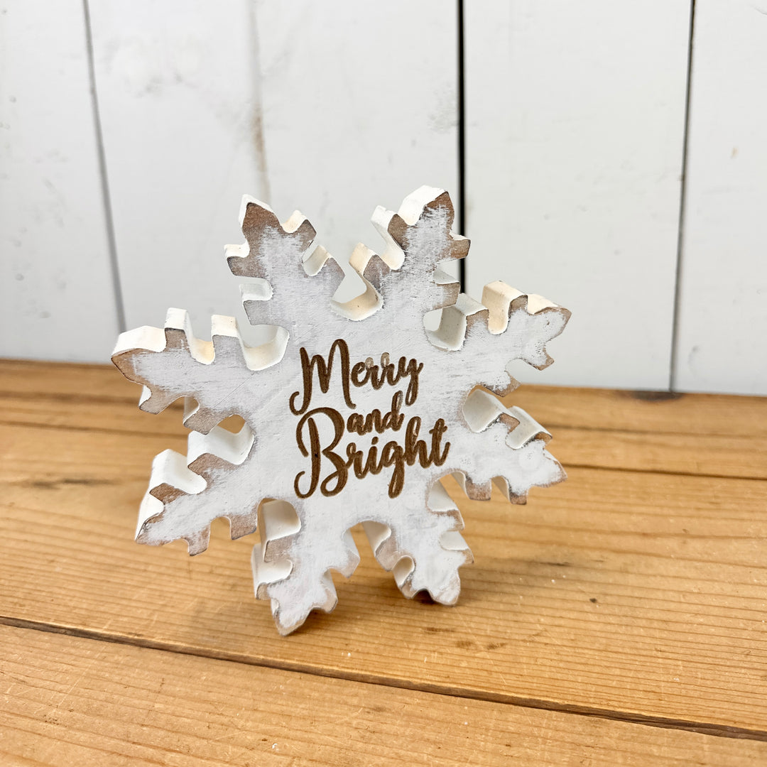 Reversible Snowflake Signage