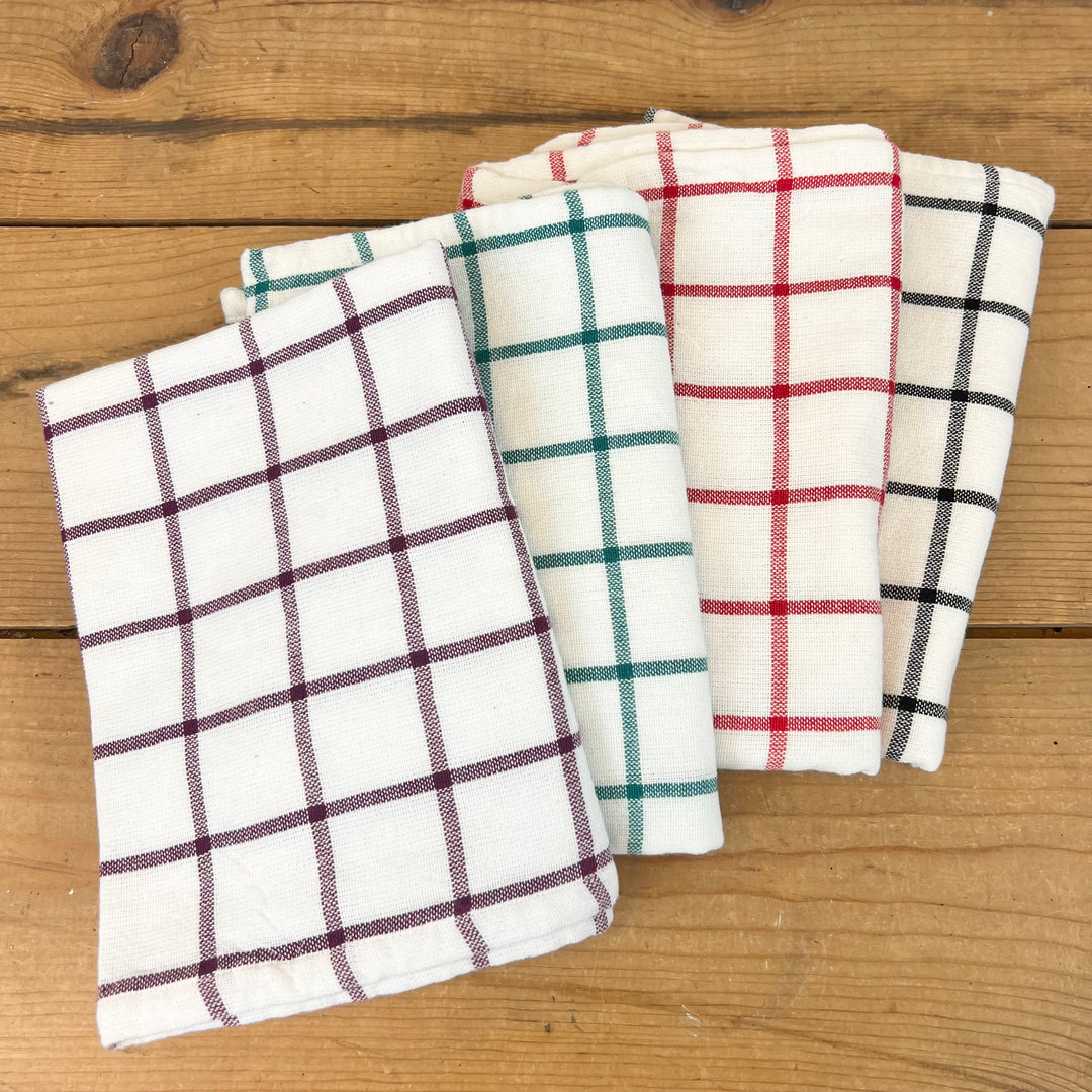 Classic Double Cloth Dishtowel - Four Colors Available