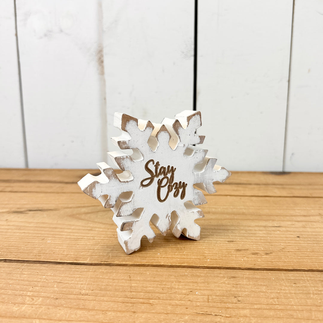 Reversible Snowflake Signage