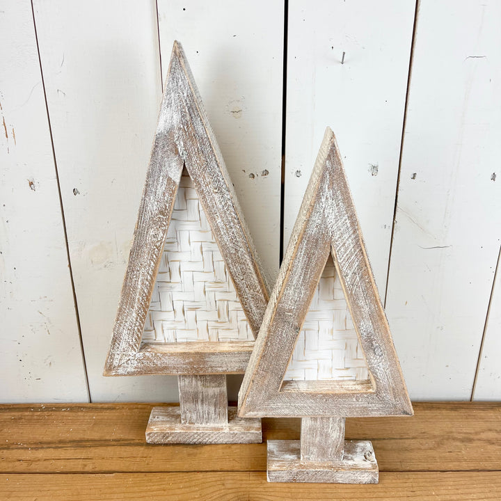 Bamboo Woven Christmas Trees