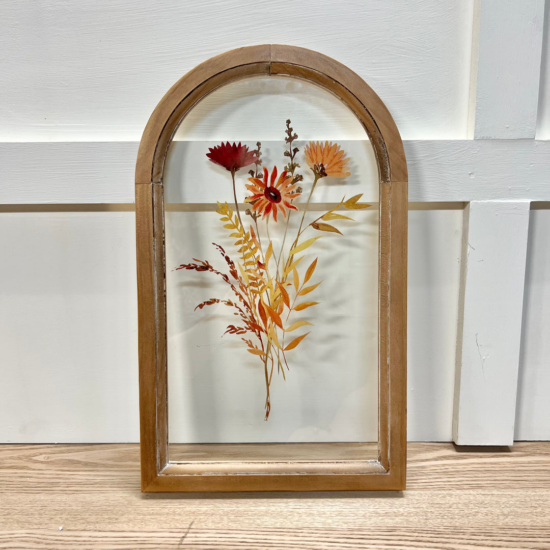 Arched Wildflower Wall Art