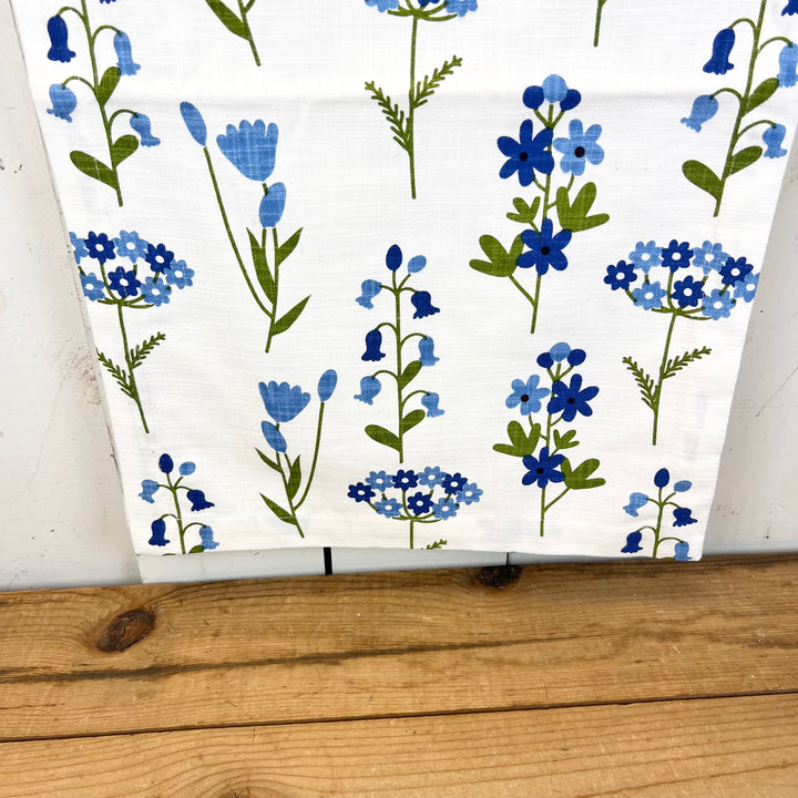 Blue Floral Table Runner