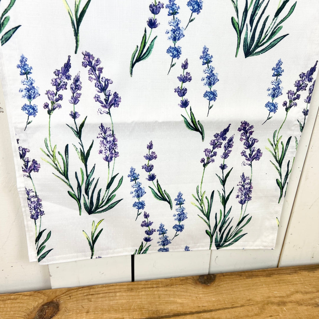 Purple & Blue Floral Table Runner