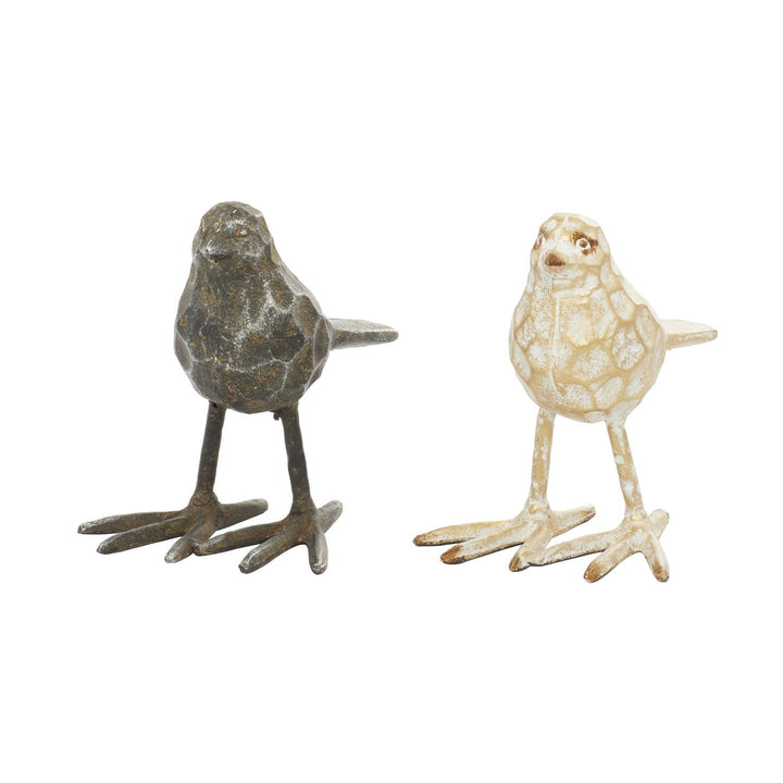 Large Cast Iron Birds, Two Colors Available