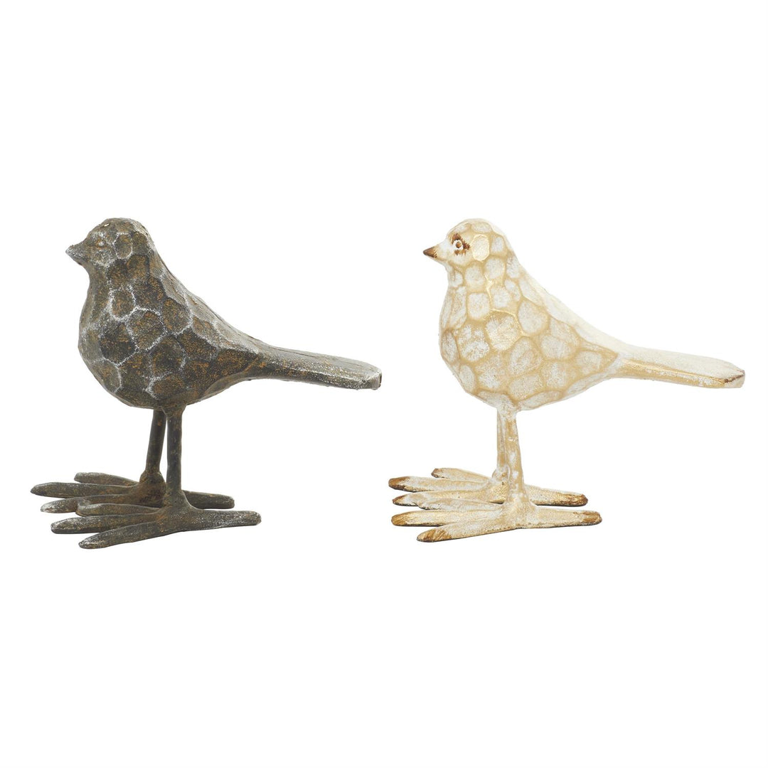 Large Cast Iron Birds, Two Colors Available