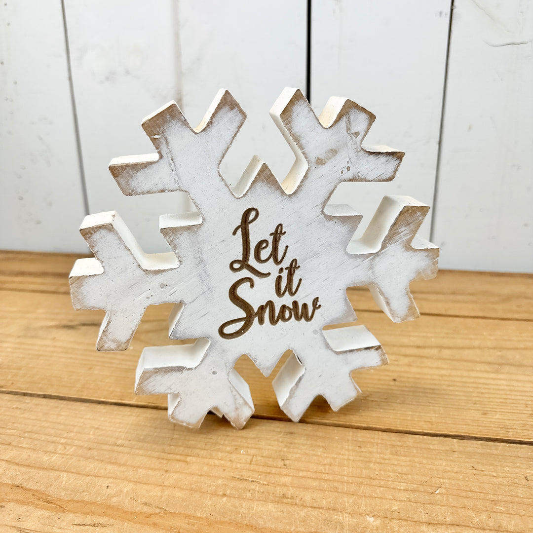 Reversible Snowflake Signage