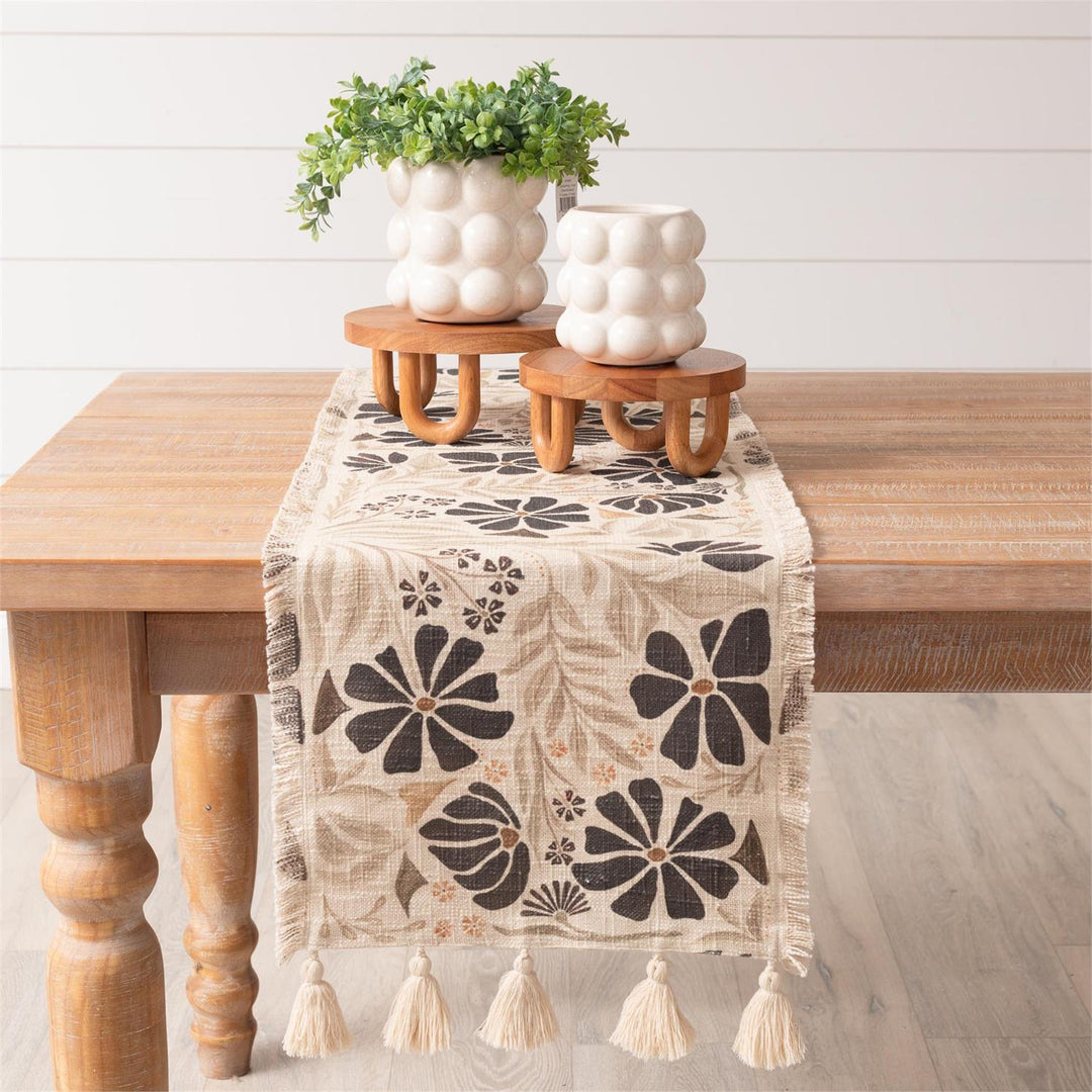 Modern Botanical Table Runner