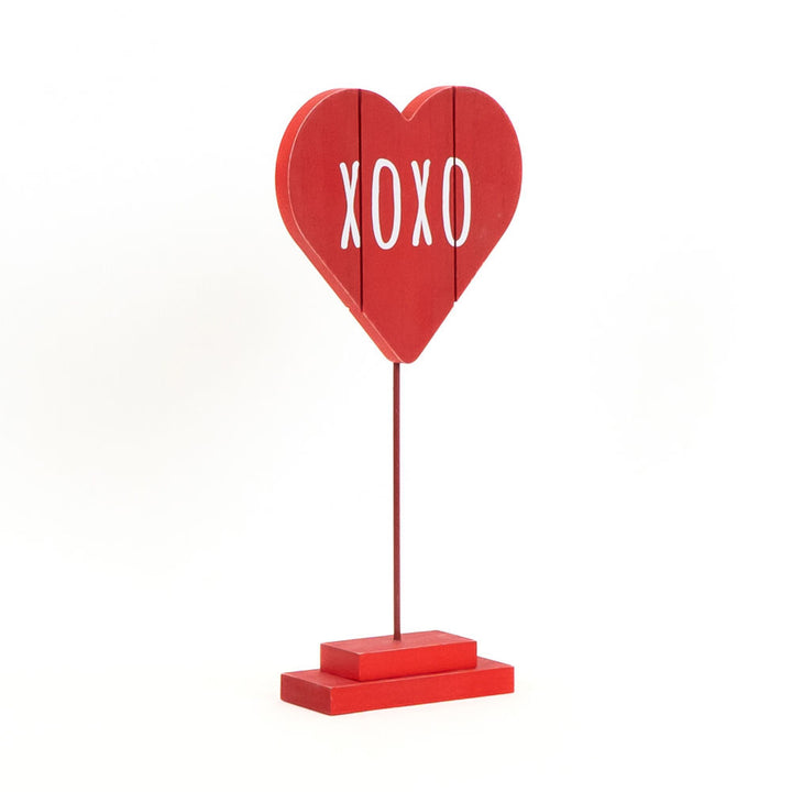 Valentine’s Day Wooden Heart on Stand