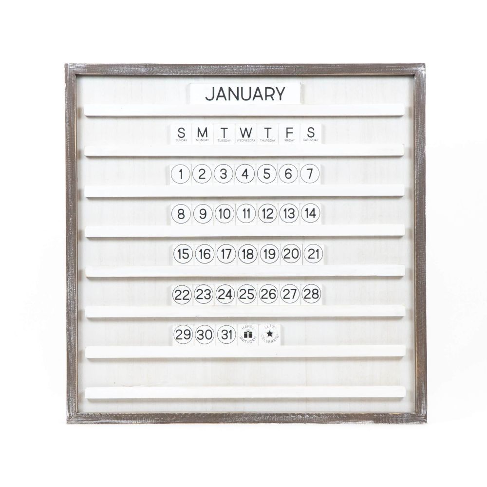 Letter Board Calendar