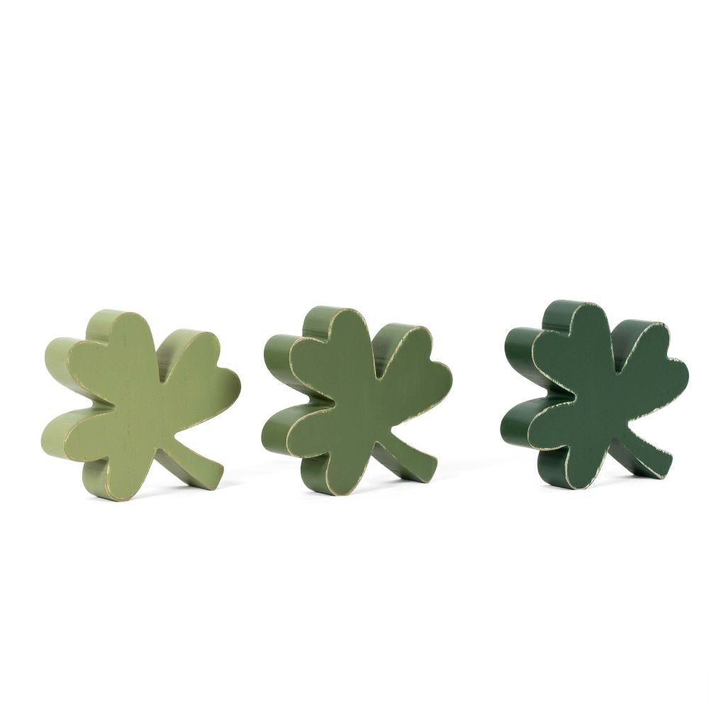 Wooden Clovers - Three Colors