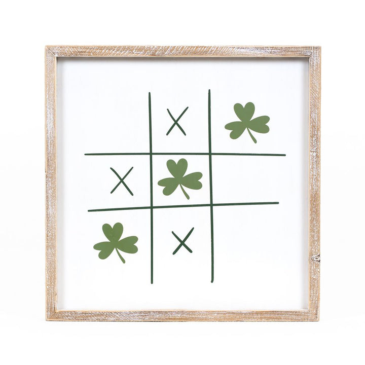 Tic Tac Toe - Reversible Wooden Sign