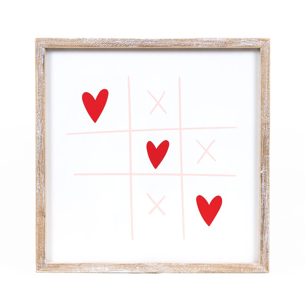 Tic Tac Toe - Reversible Wooden Sign