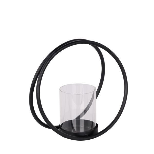 Black Ring Candle Holder, 2 sizes available