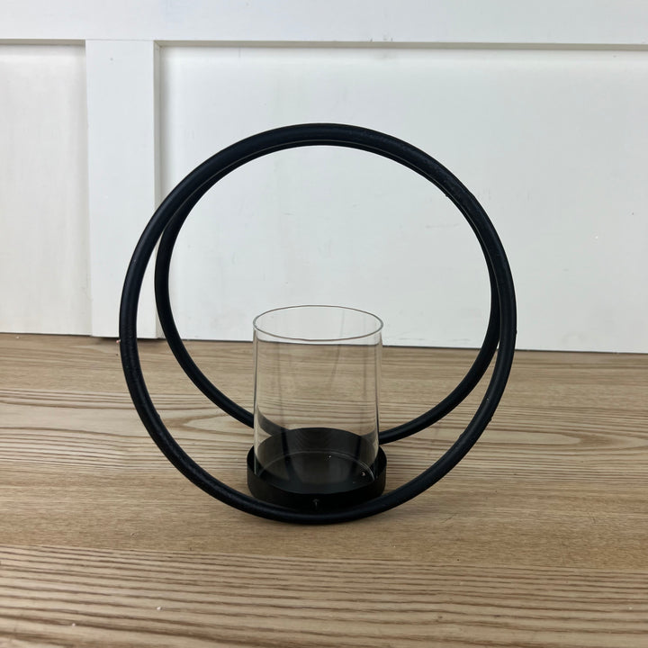 Black Ring Candle Holder, 2 sizes available