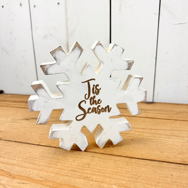 Reversible Snowflake Signage