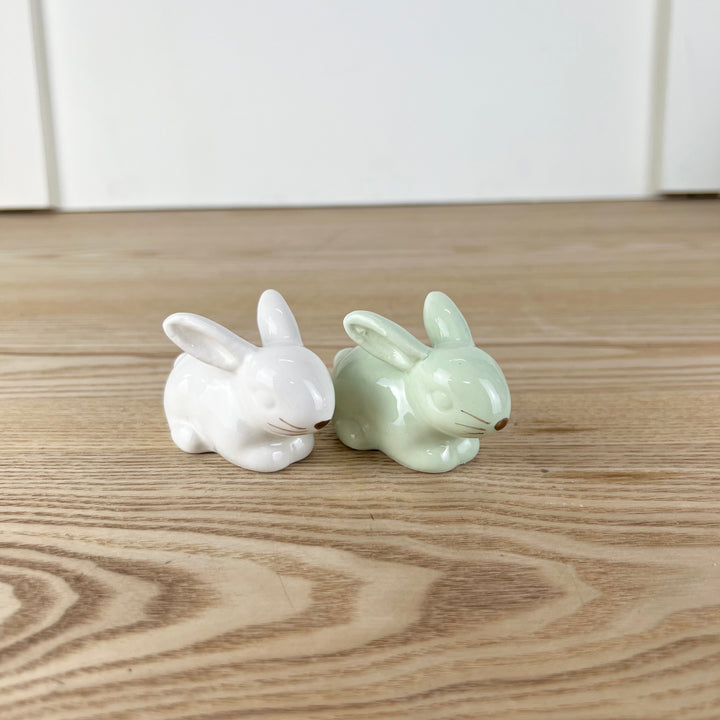 Dolomite Sitting Bunny - Set of 2