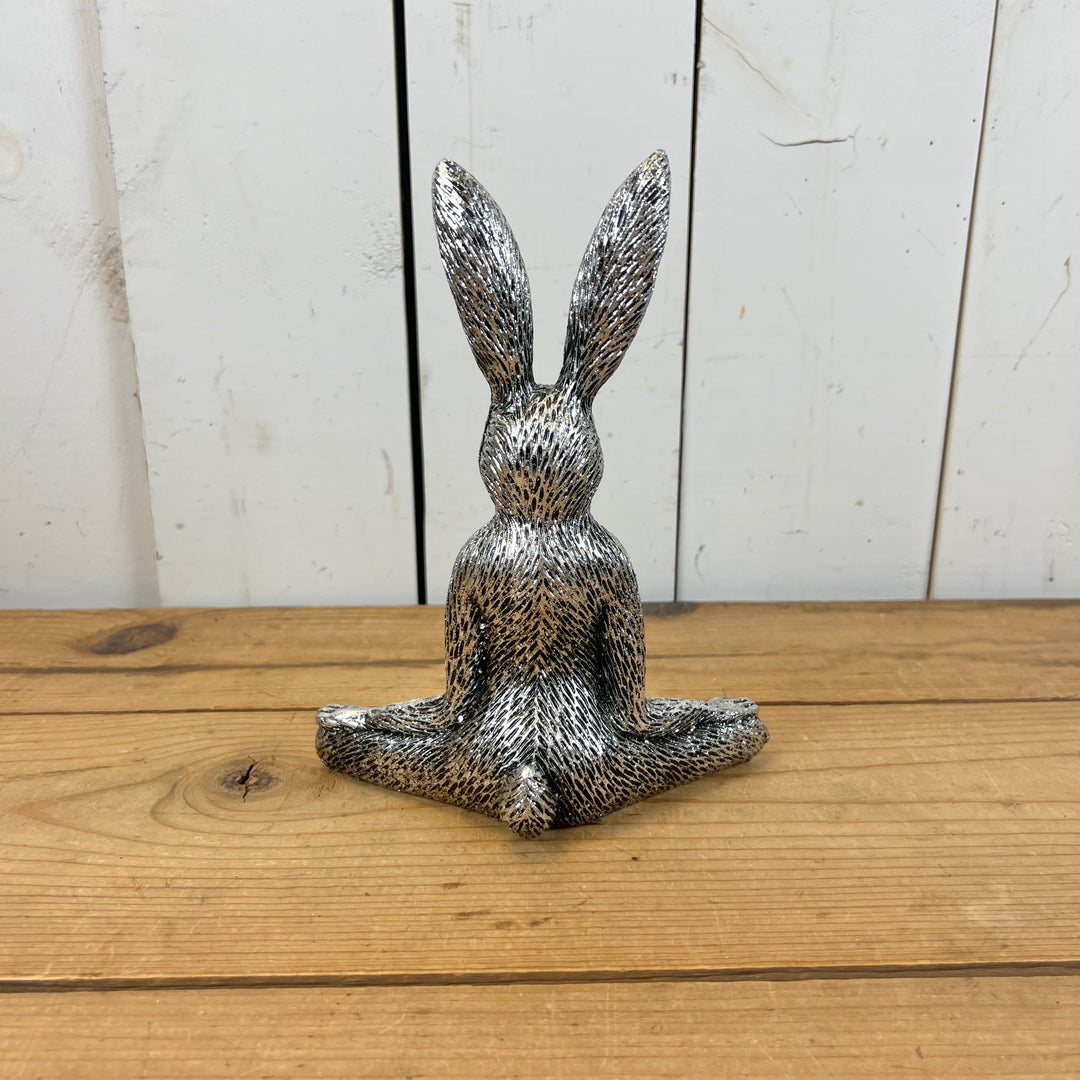 Silver Resin Bunny