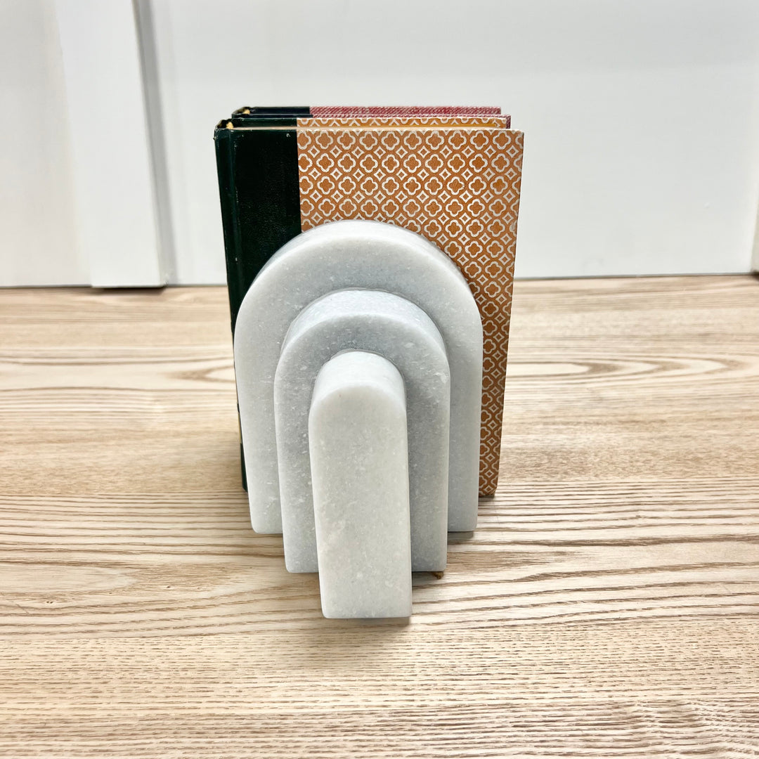 Marble Bookend Set