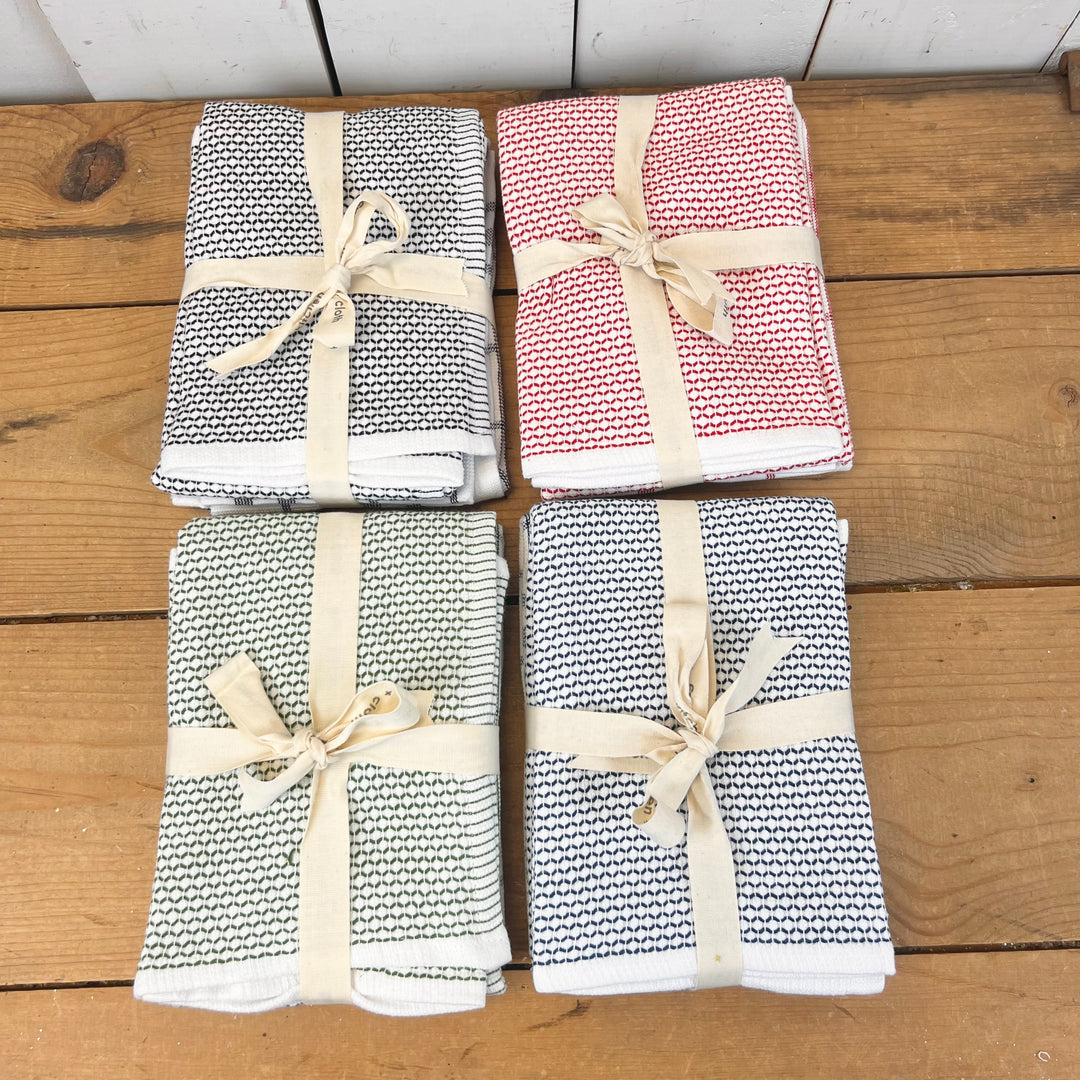 Classic Terry Dishtowel Set Of 2 - Four Colors Available