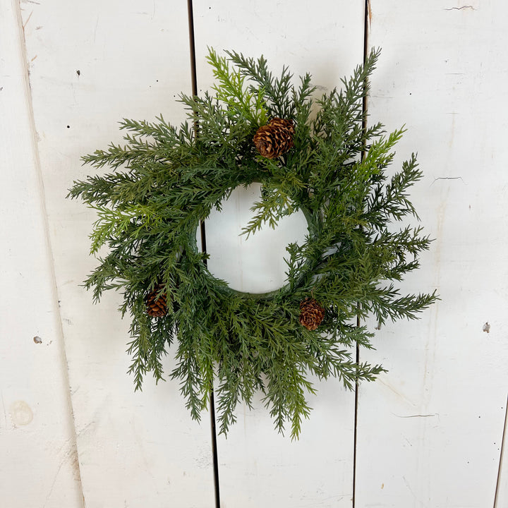 4” Arborvitae Candle Ring