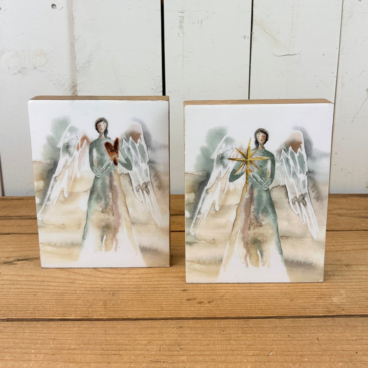 Watercolor Angel Blocks