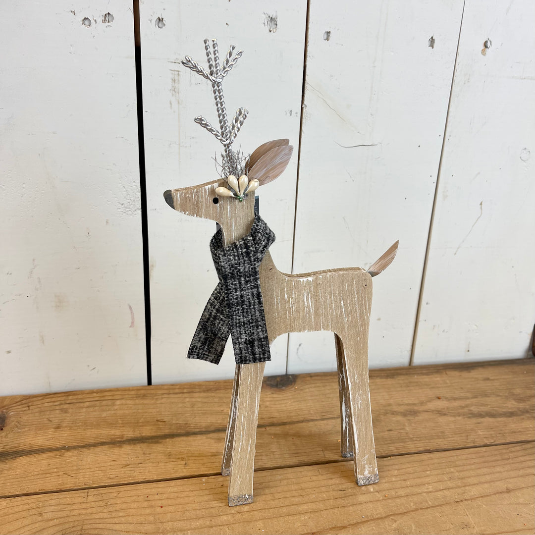 Standing Deer with Scarf