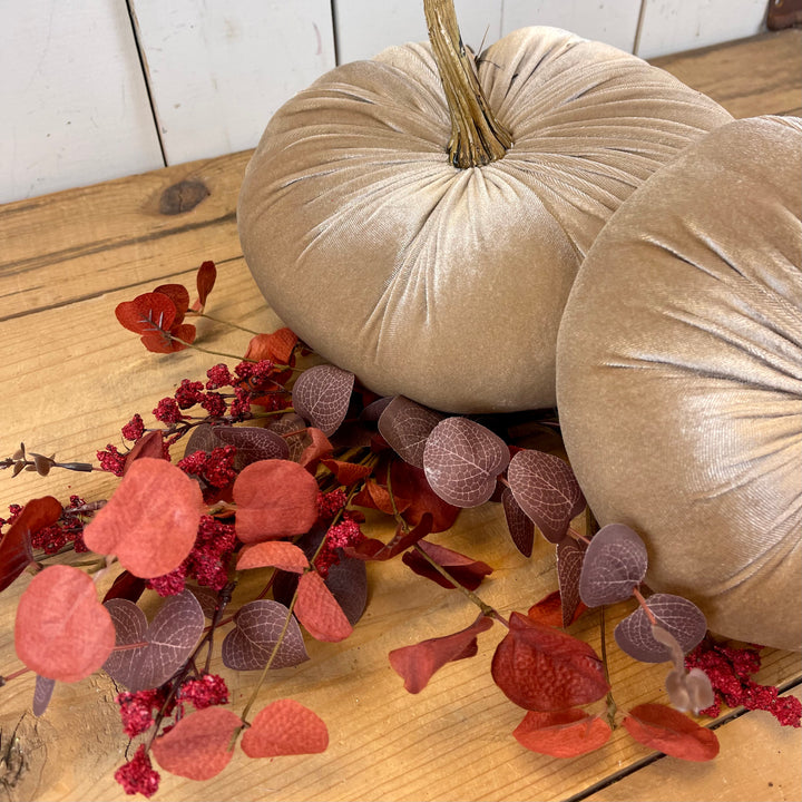 Velvet Pumpkin and Burgundy Eucalyptus Design Kit