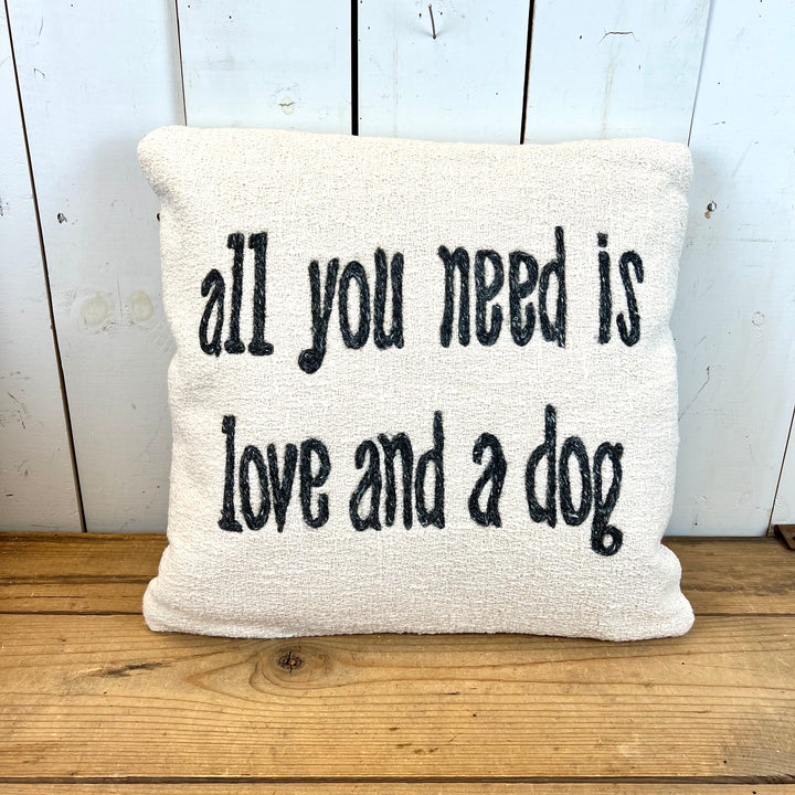 All you need is love and a dog pillow