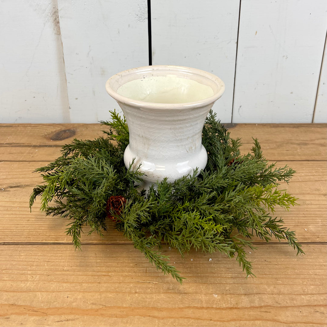 4” Arborvitae Candle Ring