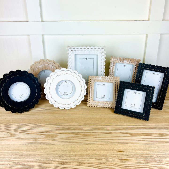 Wooden Scallop Frames