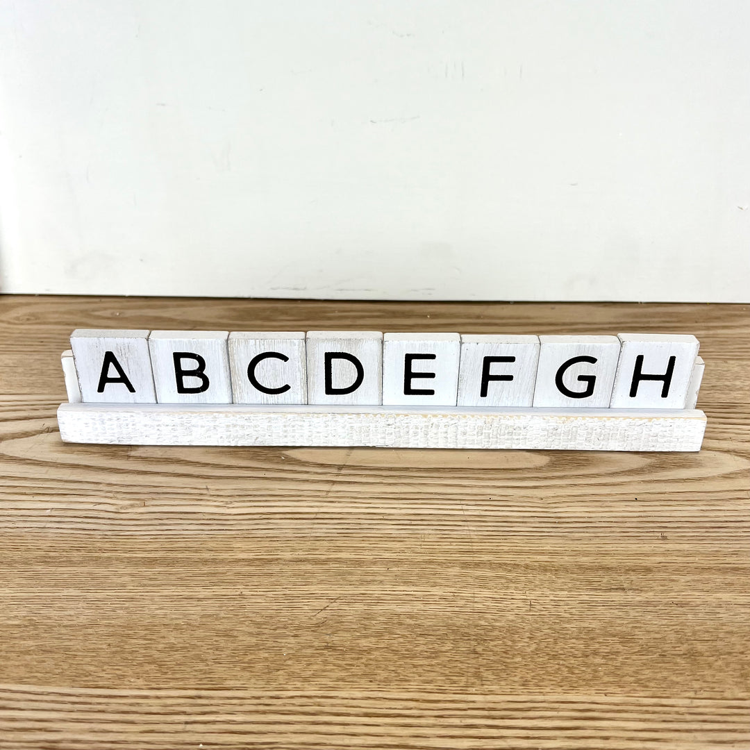 12" Wooden Ledgie for Letter Board Letters