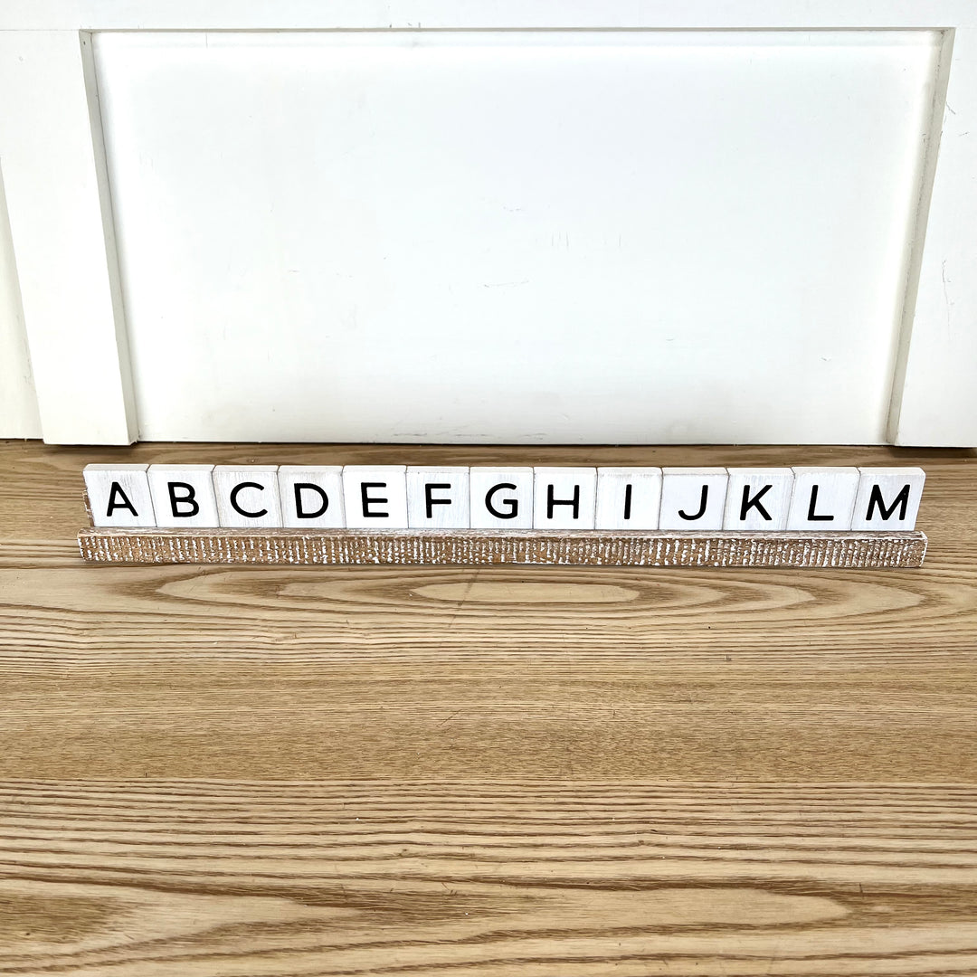 20" Wooden Ledgie for Letter Board Letters