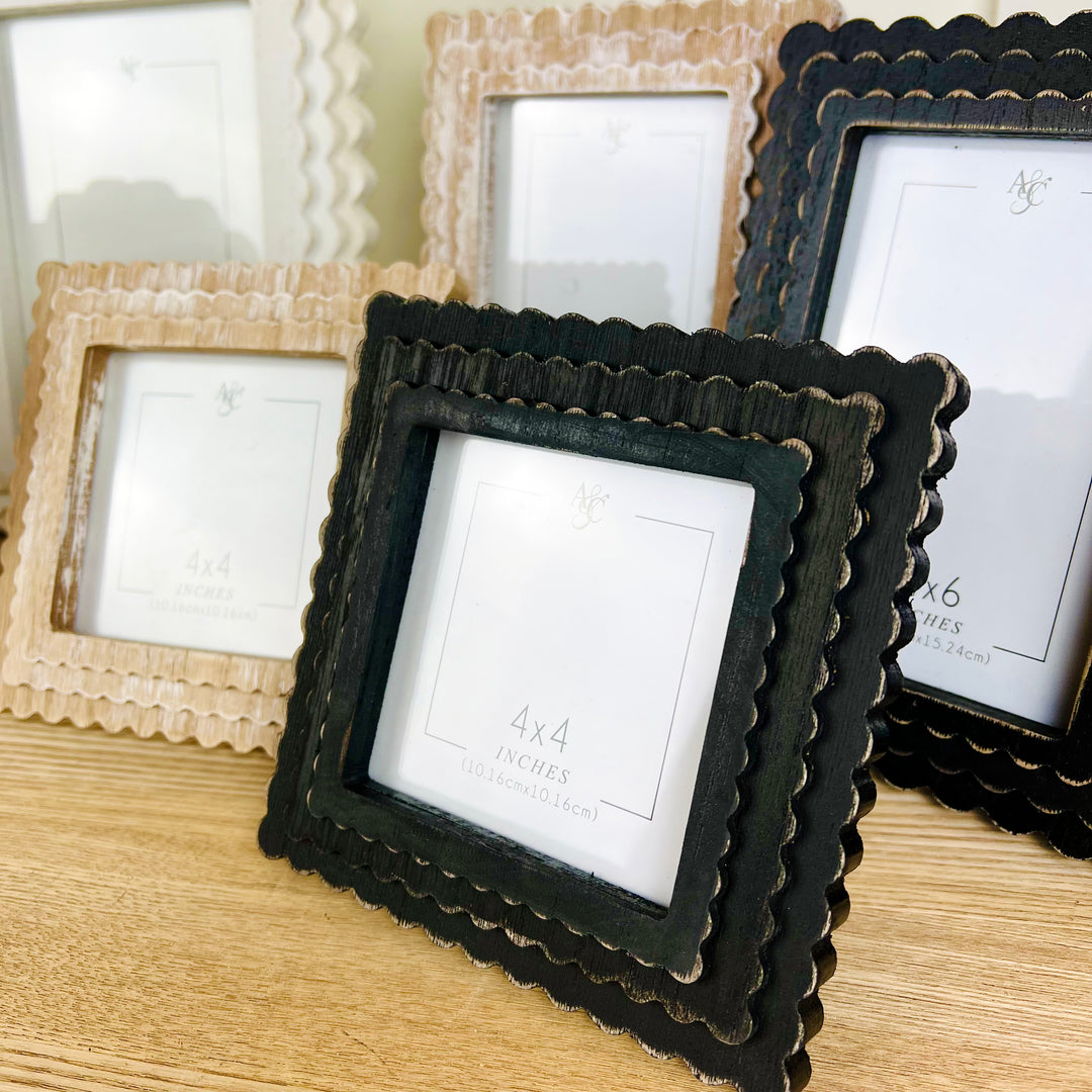 Wooden Scallop Frames