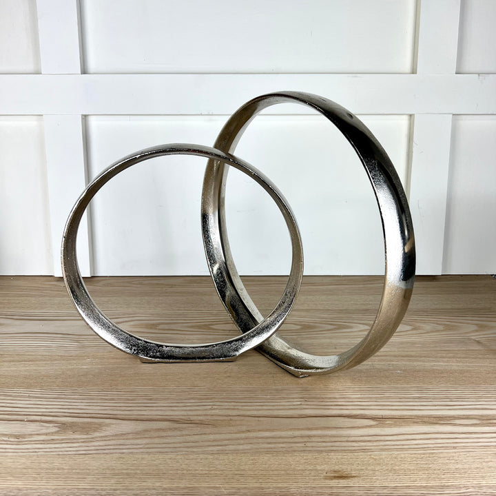 Silver Ring Sculpture Set