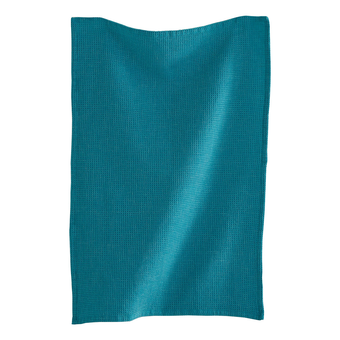 Classic Waffle Weave Dishtowel - Turquoise
