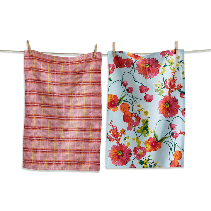 Spring Set of 2 Dishtowels, 3 styles