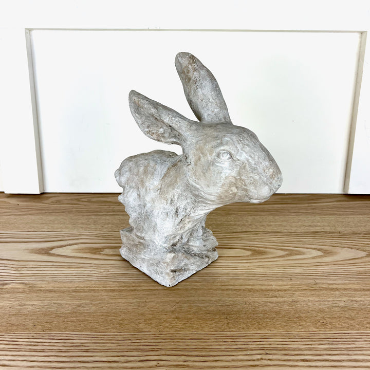 Cement Rabbit Head