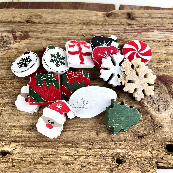 Christmas Decorative Wooden Shapes