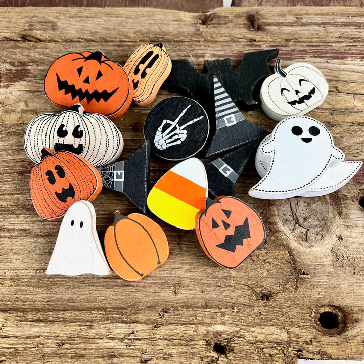 Halloween Decorative Wooden Shapes