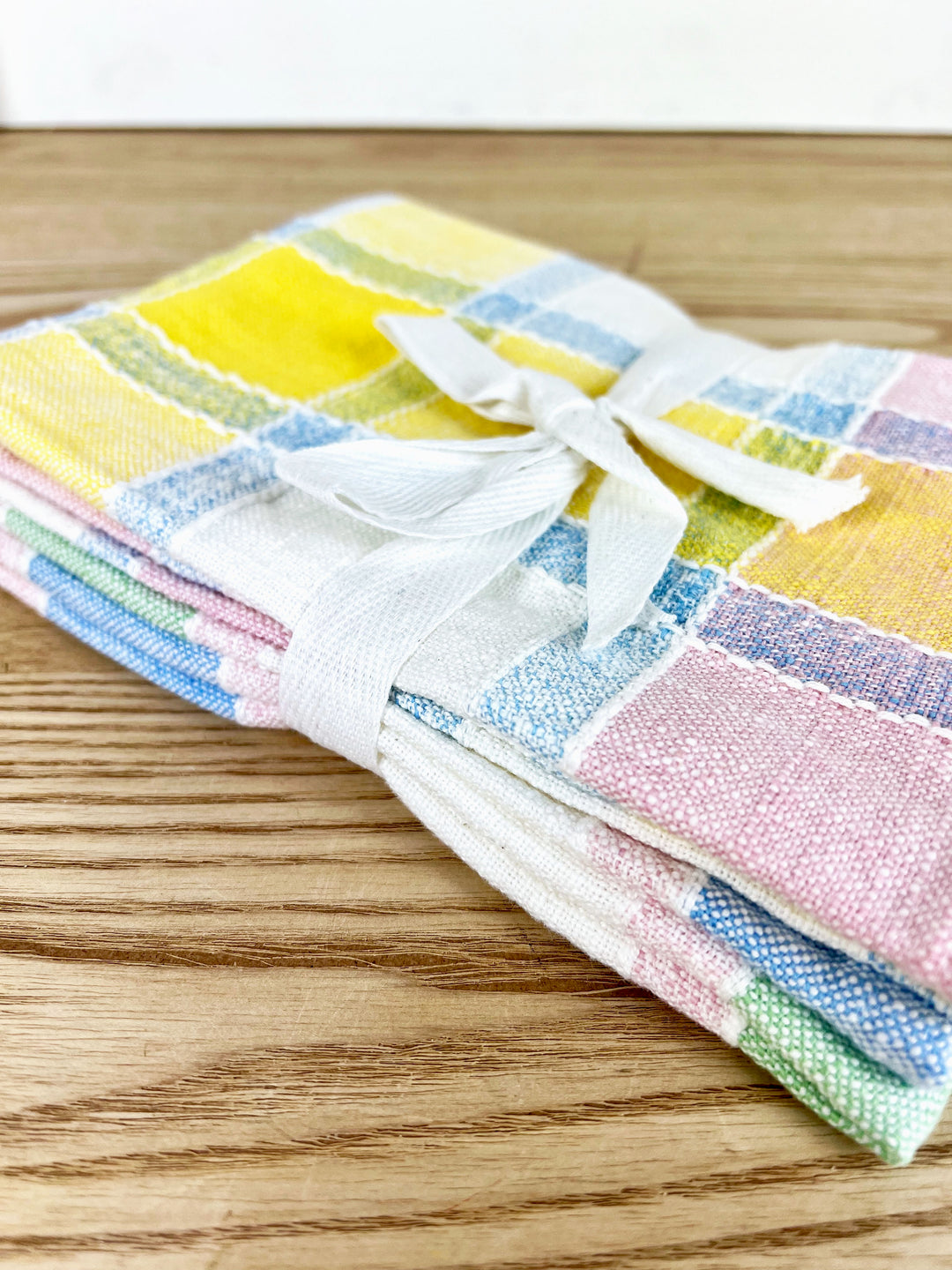 Eastertide Check Dishtowel Set Of 2