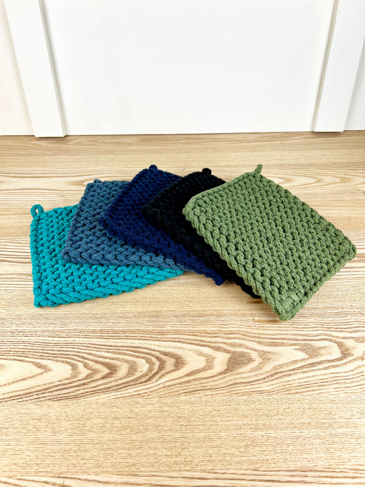 Crochet Potholder - 6 Colors Available