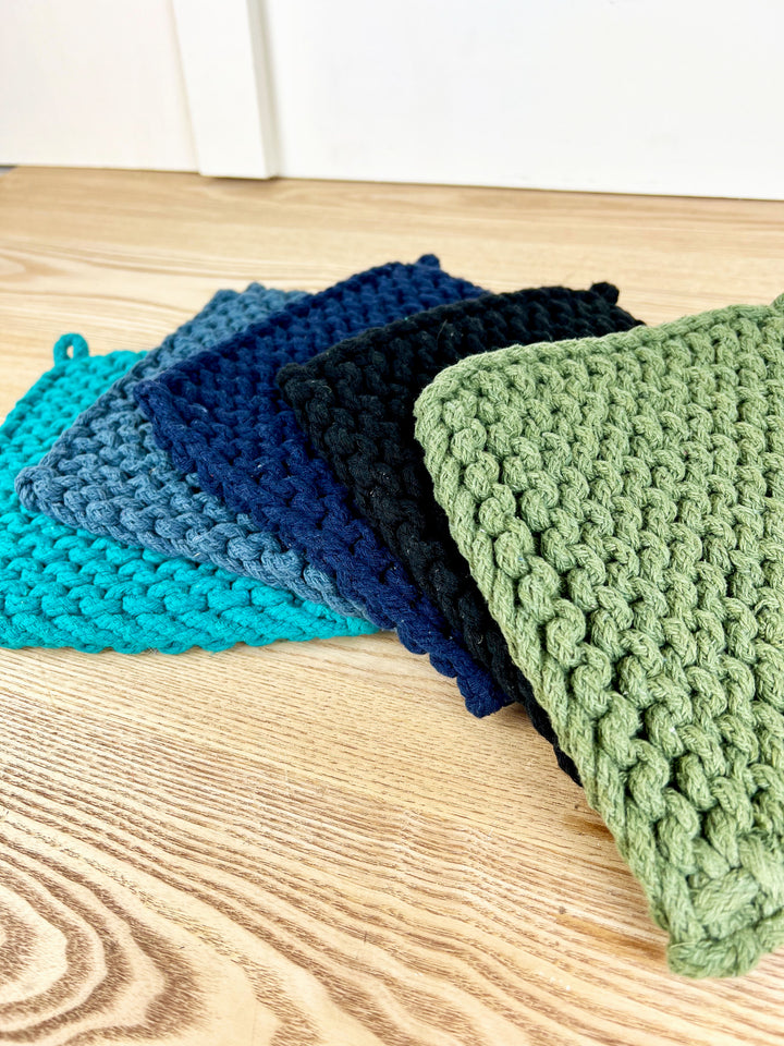 Crochet Potholder - 6 Colors Available