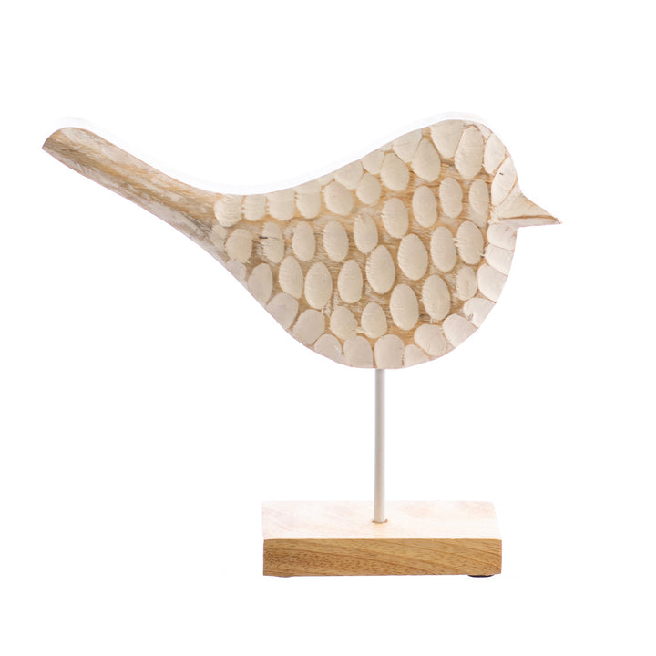 Carved Natural Bird - 2 Sizes