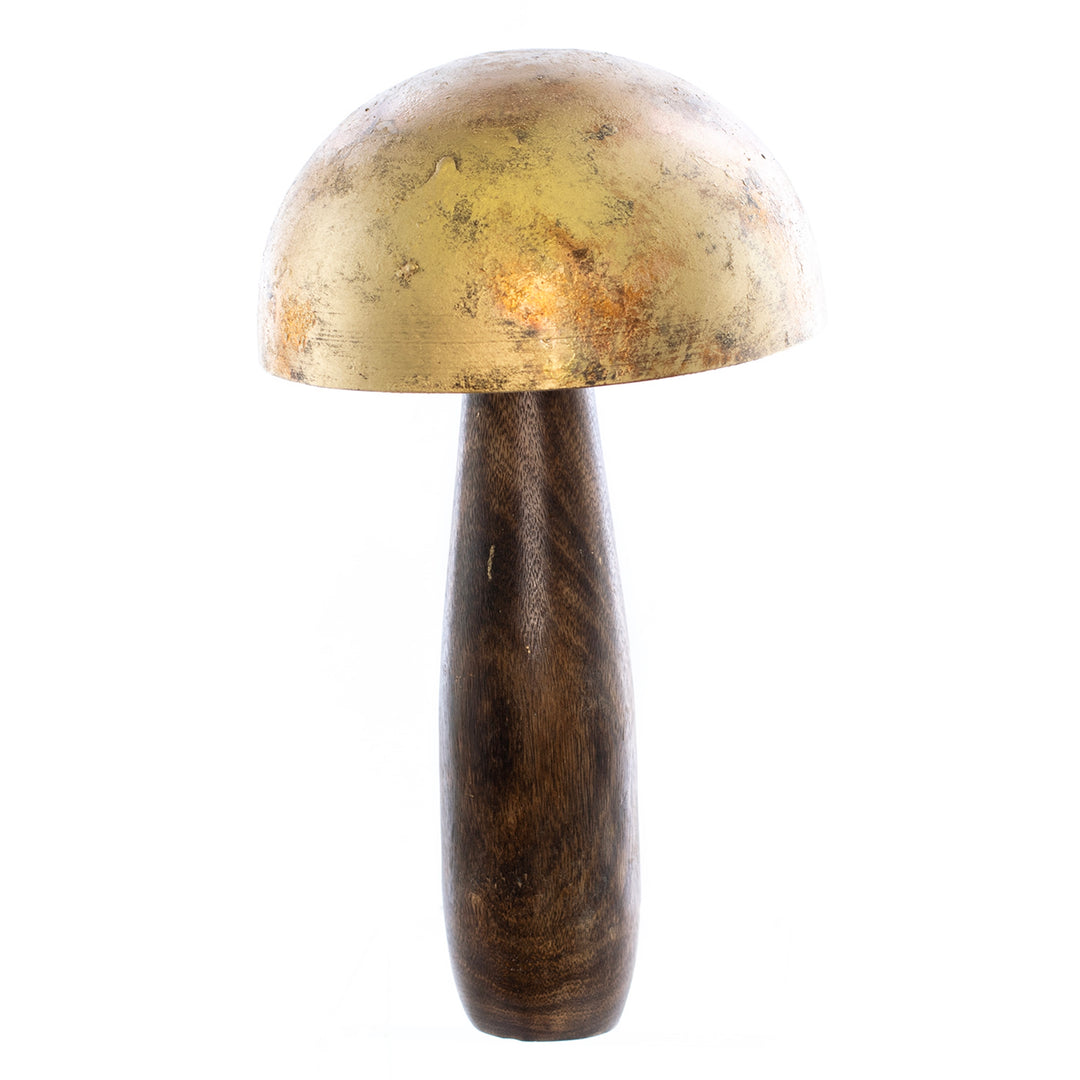 Wood and Metal Mushroom