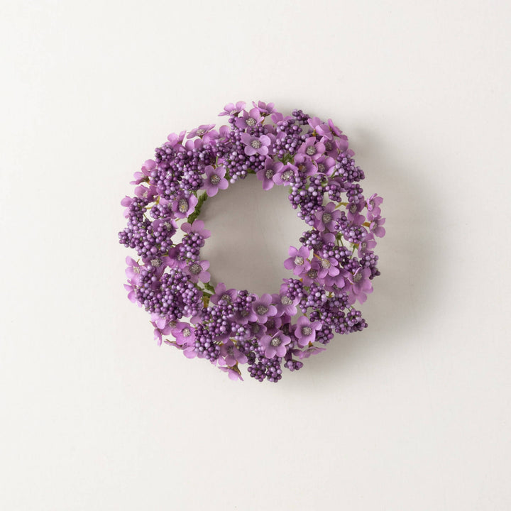 Floral 4.5" Candle Ring, Three Colors Available