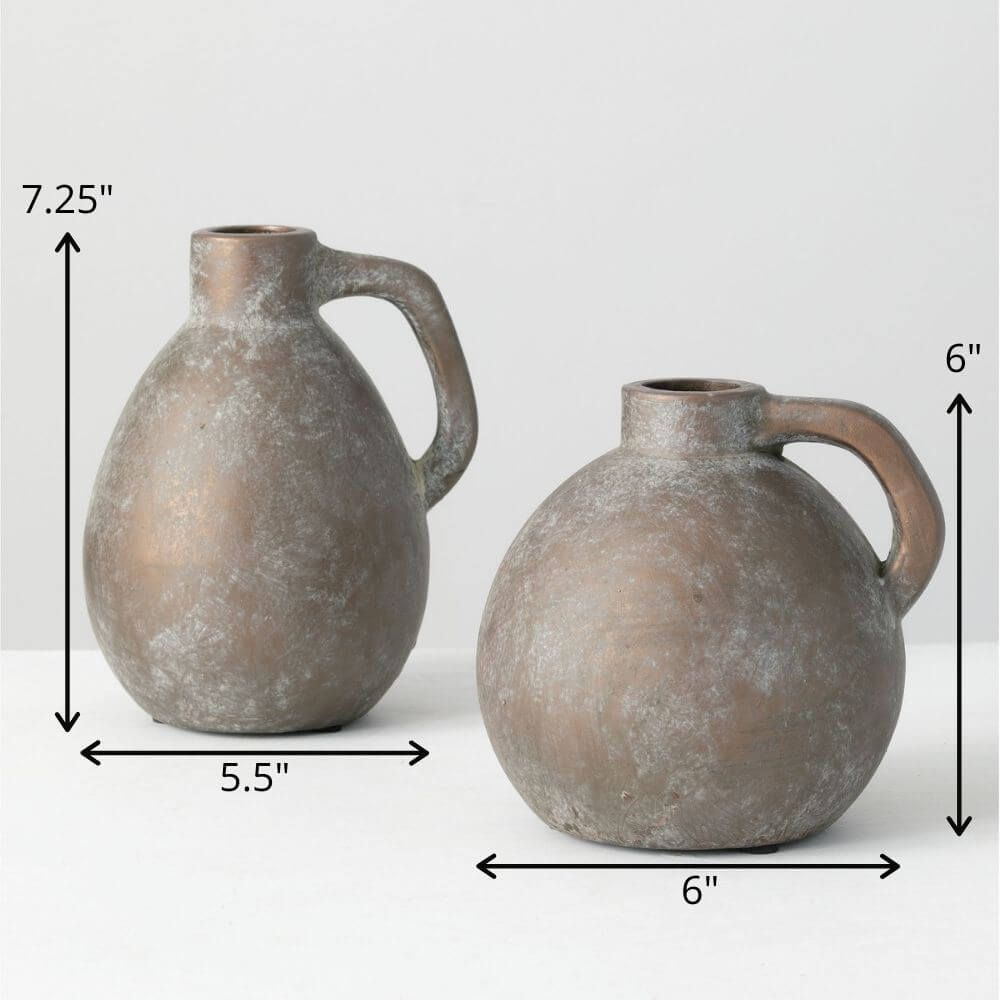 Vase with Handle, Two Styles