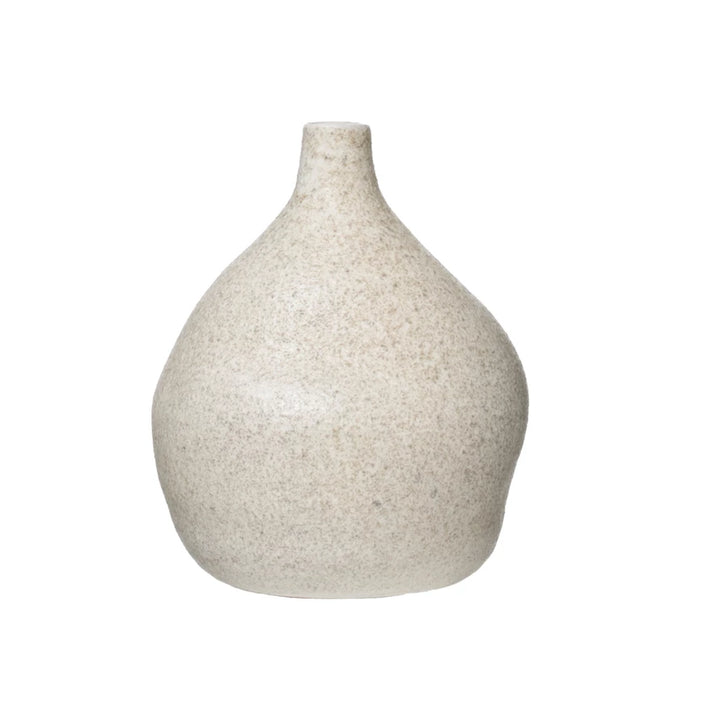 Distressed Terracotta Vase with Glaze