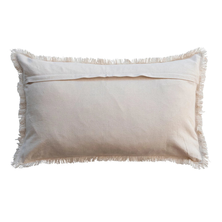 Cotton Flower Lumbar Pillow