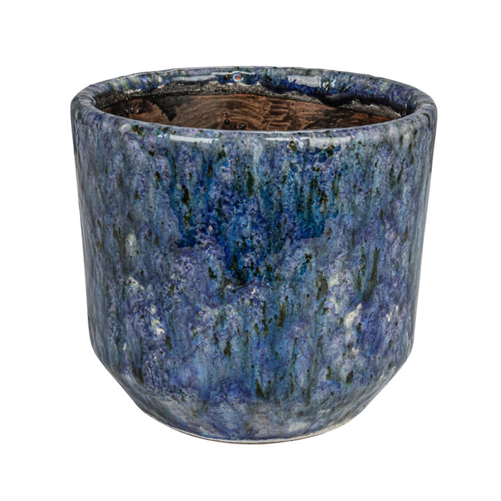 Blue Decorative Terracotta Planter 